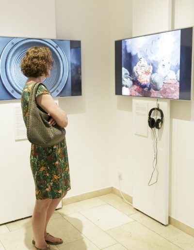 Die Rückkehr des Pre Bell Man Nam June Paik Ausstellung Museum für Kommunikation Frankfurt Foto Stefanie Kösling